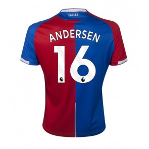 Crystal Palace Joachim Andersen #16 Hjemmebanetrøje 2023-24 Kort ærmer